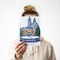 New York City Christmas Greeting Cards Boxed Set of 24 Holiday Notecards Featuring Iconic NYC Scenes, Ice Rinks, and Rockefeller Tree, Perfect for Festive Wishes